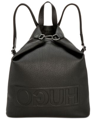 hugo boss victorian leather backpack