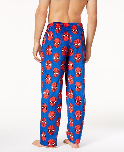 Briefly Stated Men's Spider-Man-Print Pajama Pants - Pajamas, Lounge ...