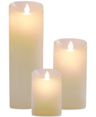 Studio Mercantile - 4-Pc. Flameless LED Flicker Candle & Remote Control