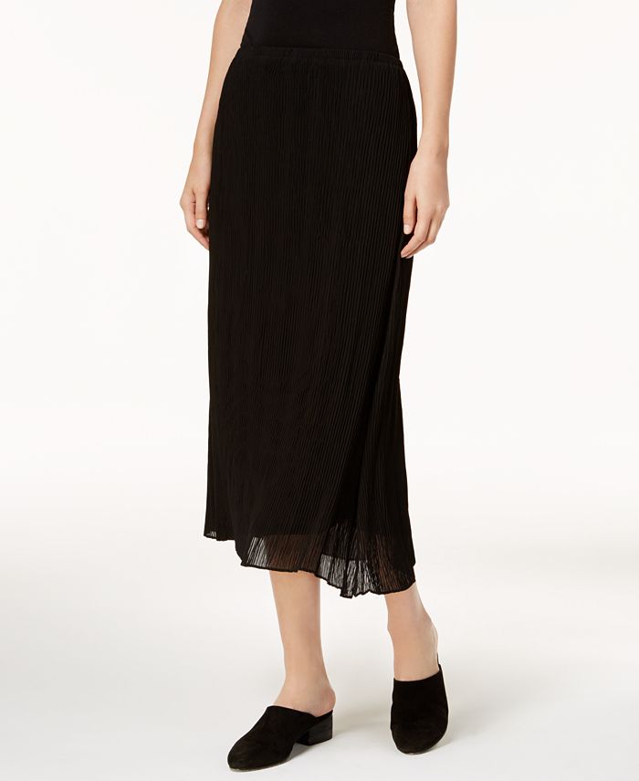 Eileen Fisher Tencel® Pleated Skirt - Macy's