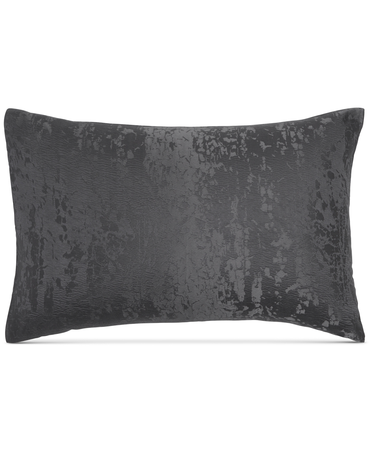 Home Moonscape Reversible Textured Jacquard Charcoal Standard Sham - Charcoal