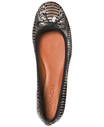 Coach lola ballet flat top