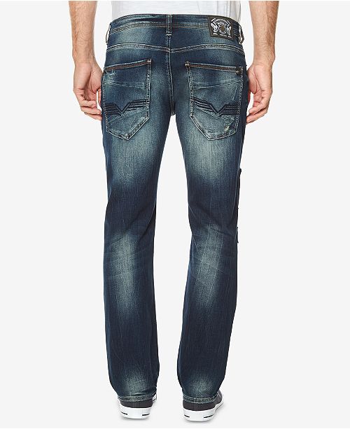 Buffalo David Bitton Men's Evan-X Slim Straight-Fit Stretch Jeans ...