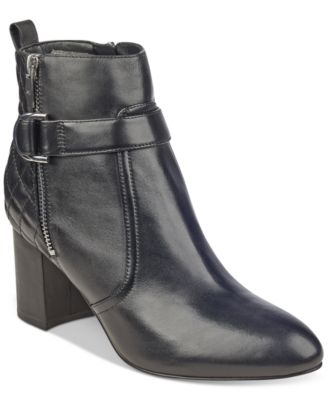 marc fisher block heel booties