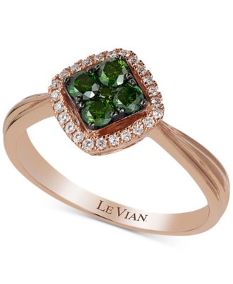 Le vian rose gold wedding band womensg band women s