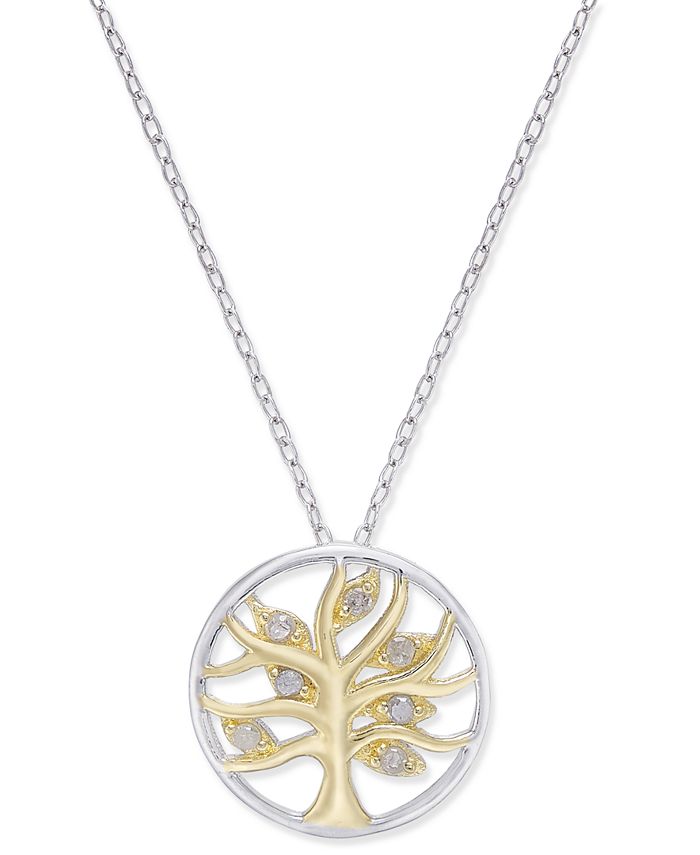 Macy's tree of life best sale necklace