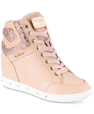 bebe wedge sneakers