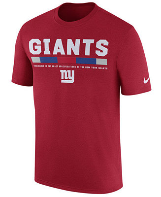 Nike Men's New York Giants Legend Staff T-Shirt & Reviews - Sports Fan ...