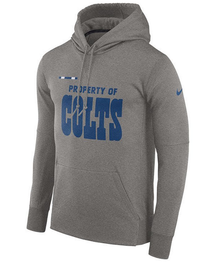 Nike Men's Indianapolis Colts Pullover Therma Hoodie - Macy's