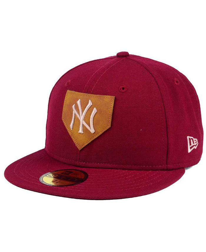 New Era New York Yankees The Logo of Leather 59FIFTY Fitted Cap - Macy's