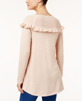 Style & Co. Women's Patchwork Colorblock Tunic Sweater - Plus Size Knit Pullover, Long Sleeve, Cotton Blend - View #13