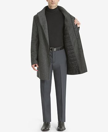 Calvin Klein Men s Milton Slim Fit Overcoat Macy s