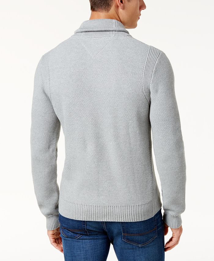 Tommy Hilfiger Men's Big & Tall Stockton Shawl-Collar Sweater - Macy's