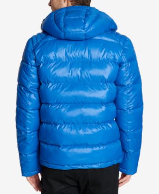 guess mason hooded puffer jacket