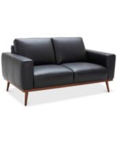 Black Loveseats Sofas Couches Macy S
