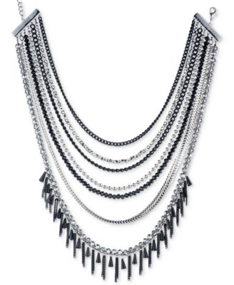 ABS by Allen Schwartz - Two-Tone Multi-Bead Multi-Row Necklace