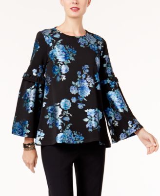 Alfani - Petite Floral-Print Top