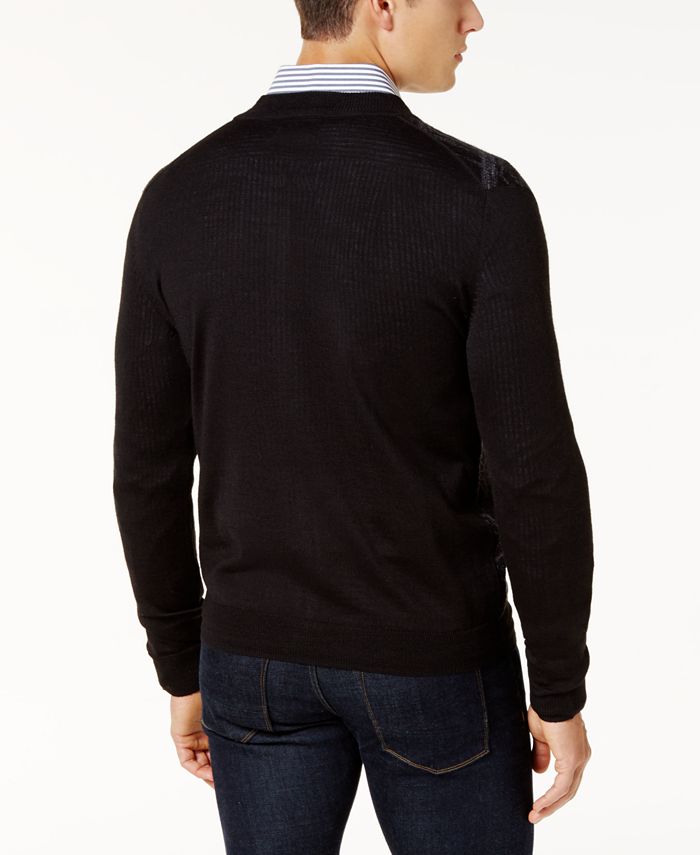 Calvin Klein Men's Full Zip Sweater
