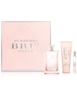 Burberry 3-Pc. Brit Sheer For Her Gift Set & Reviews - Perfume - Beauty -  Macy's
