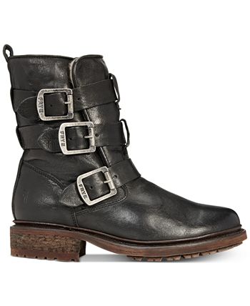 Frye valerie on sale strappy shearling