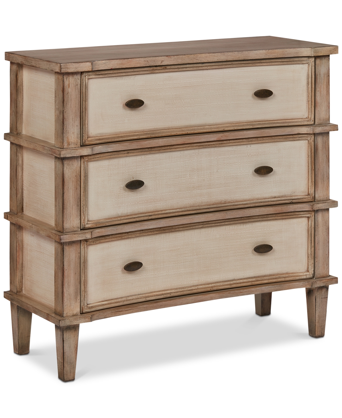 Macy's Andre 3-drawer Chest In Natural,cr