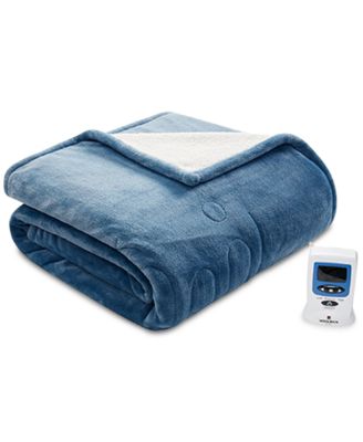 Electric Reversible Plush to Berber Blankets