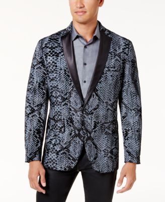 INC Snake Skin Patterned Jacket 2024