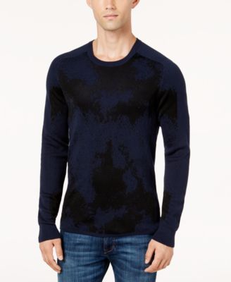 Pull Guess 'Roy Two Fer' Homme - Marron Cameo Heather, Taille M, Neuf Sans Étiquette