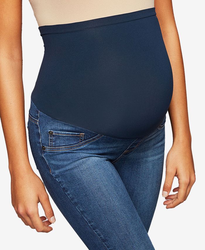 Luxe Essentials Denim Maternity Medium Wash Skinny Jeans & Reviews ...