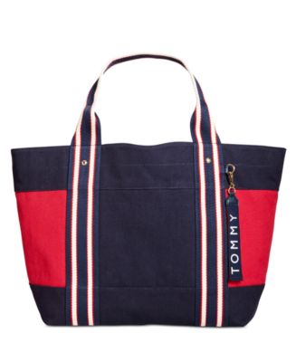 Tommy Hilfiger Colorblocked Medium Tote - Macy's