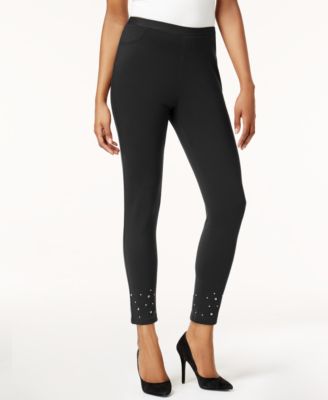Style & Co - Studded Mid-Rise Leggings