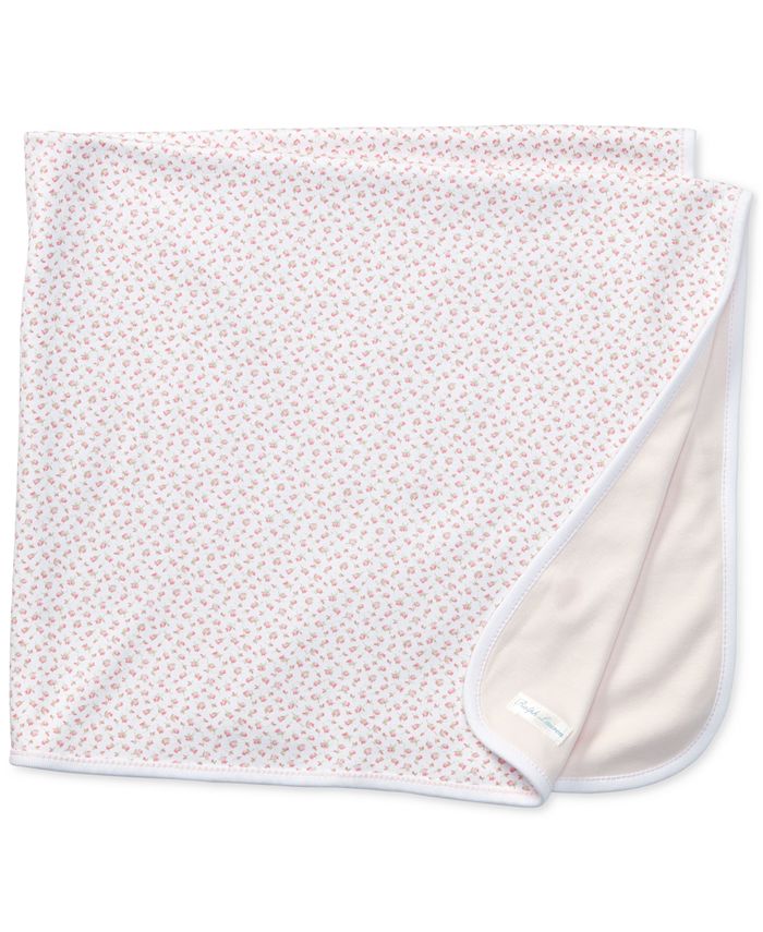 Polo Ralph Lauren Baby Girls Reversible Floral Blanket & Reviews - All  Kids' Accessories - Kids - Macy's