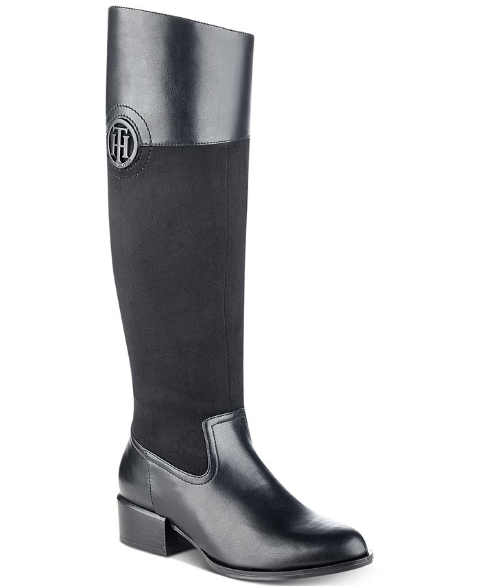 Tommy Hilfiger Madelen Riding Boots & Reviews - Boots - Shoes - Macy's