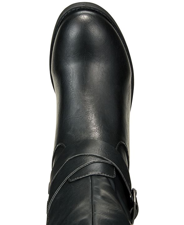Style & Co Madixe Wide-Calf Riding Boots, Created for Macy&#39;s & Reviews - Boots & Booties - Shoes ...