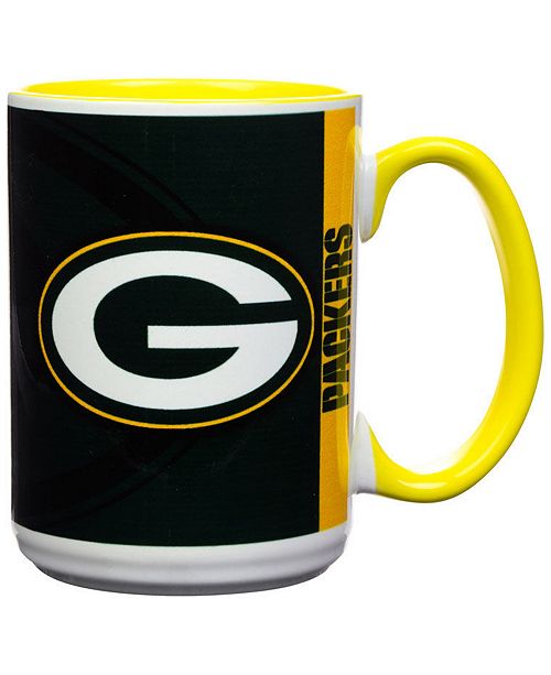 Memory Company Green Bay Packers 15oz Super Fan Inner Color Mug Reviews Sports Fan Shop By Lids Men Macy S