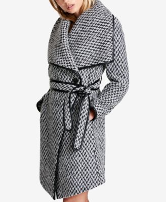 dkny wrap coat