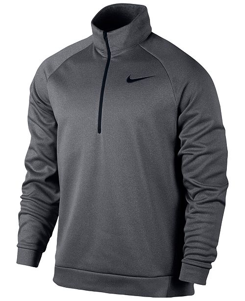 Nike Men's Therma Quarter-Zip Training Sweatshirt & Reviews - Hoodies ...