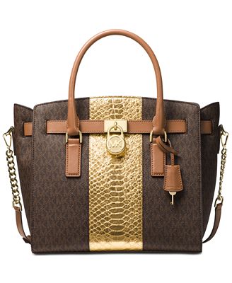 MICHAEL Michael Kors Hamilton Large East West Satchel - Handbags & Accessories - Macy&#39;s