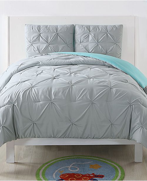 My World Reversible 2 Pc Pleated Twin Xl Comforter Set