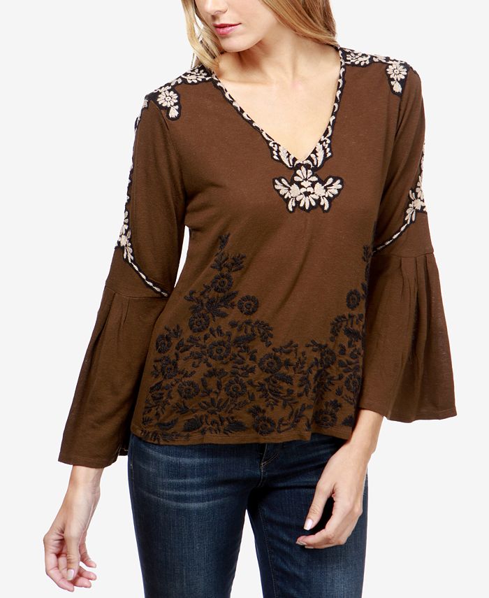 Lucky brand cheap bell sleeve top