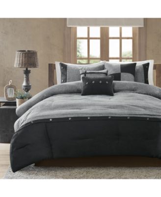 Boone Microsuede 7-Pc. Comforter Set, California King
