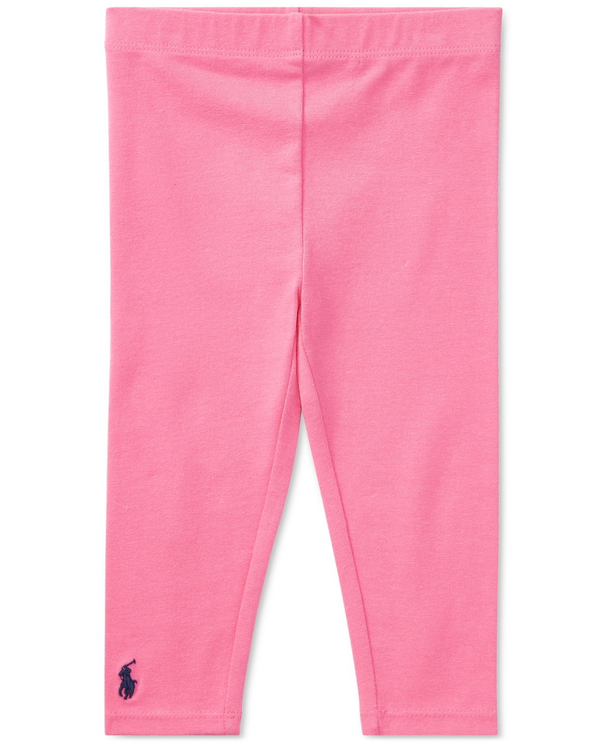Polo Ralph Lauren Baby Girls Stretch Cotton Leggings In Baja Pink