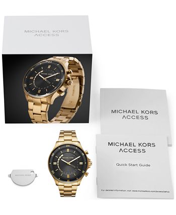 Michael kors reid store hybrid bracelet watch