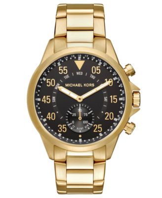 michael kors gold smartwatch mens