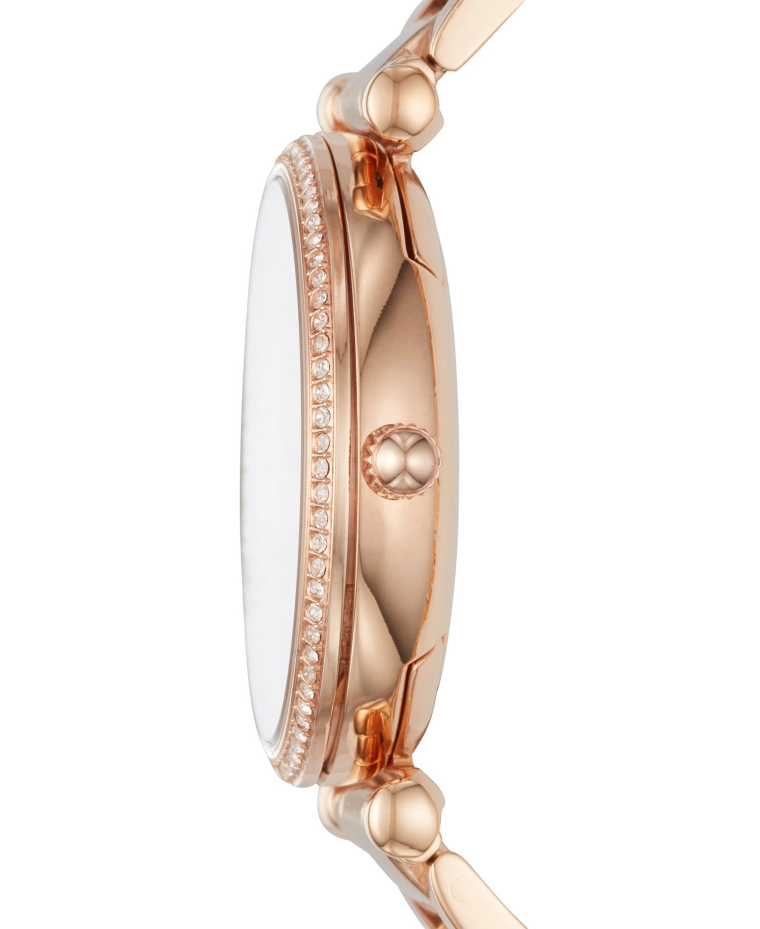 Women's Carlie Rose Gold-Tone Stainless Steel Bracelet Watch 35mm