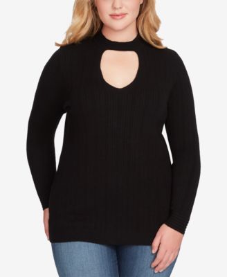 Jessica Simpson - Trendy Plus Size Birch Choker Top