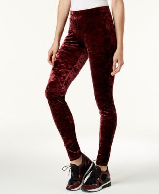 michael kors velvet leggings