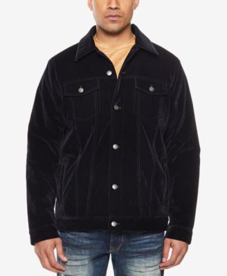 mens velvet trucker jacket