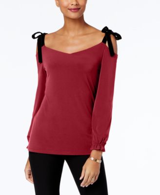 michael kors velvet top