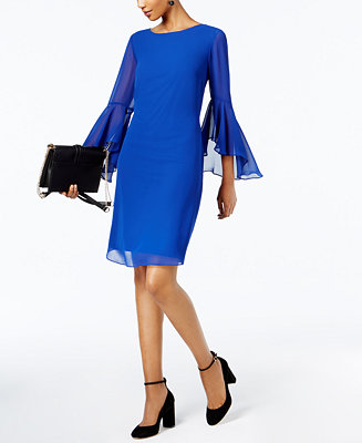 INC International Concepts I.N.C. Bell-Sleeve Dress, Created for Macy's ...